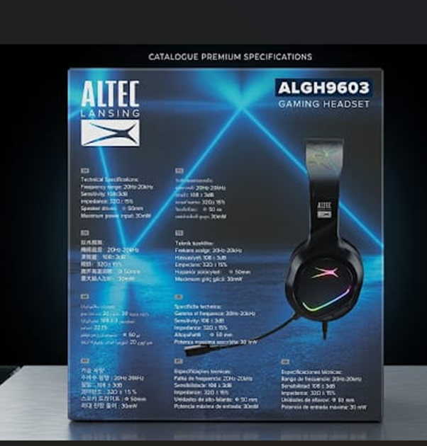 Audífonos Gaming Altec Lansing ALGH9603