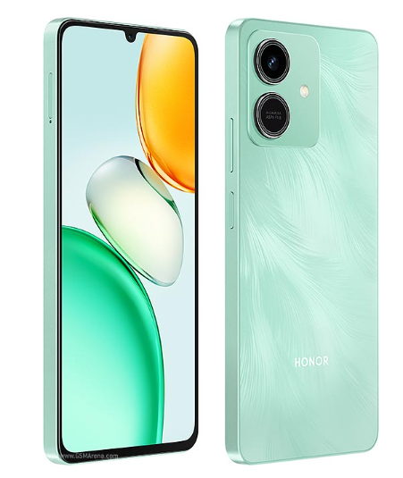 HONOR Play 10 vista frontal, lateral y trasera en Ocean Cyan