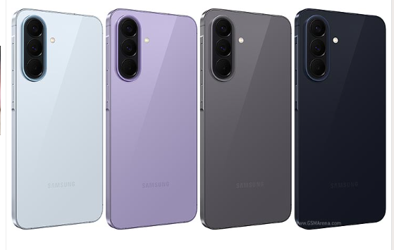 Samsung Galaxy A57 5G en colores Icyblue, Lilac, Gray y Navy