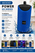 Parlante Bluetooth ECCO Power Go Series
